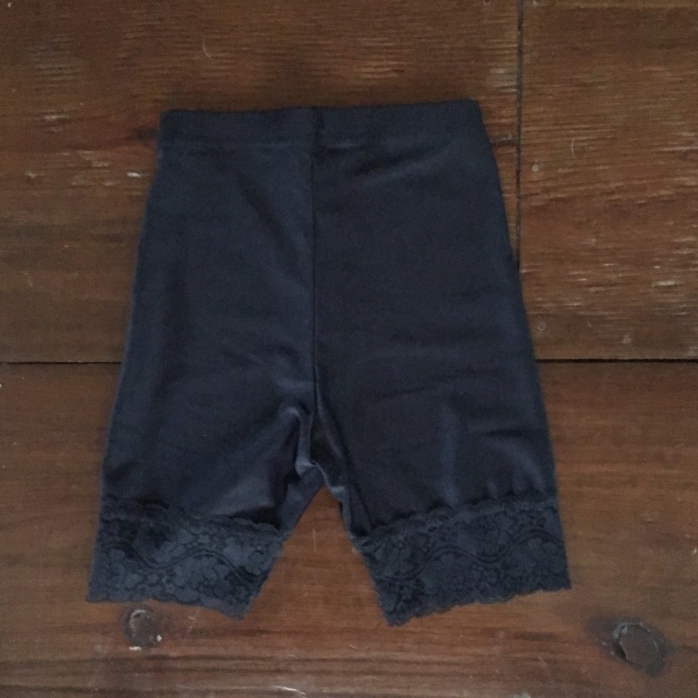 American Apparel XS Black Undershorts W/ Lace
